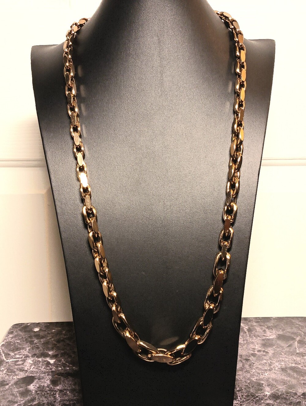 30" Gold Link Chain Necklace